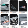 thumbnail image 3 of Large travel backpack, suitcase backpack, travel backpack (carry-on), waterproof laptop backpack (black), 3 of 10