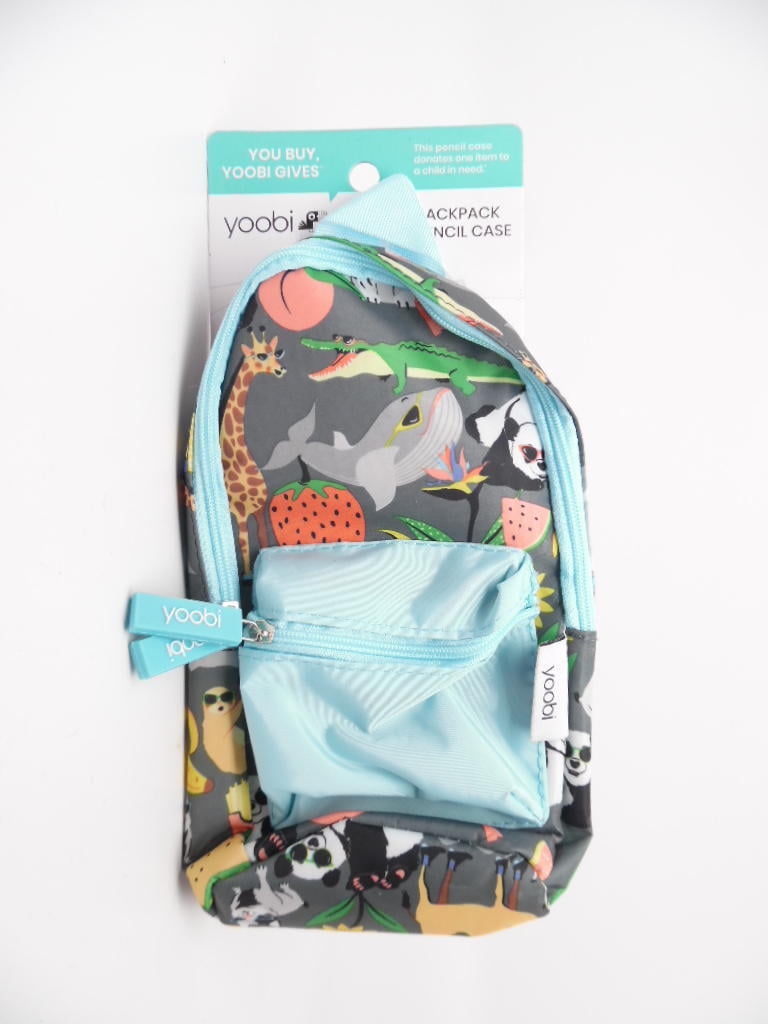 NA Green Camo Yoobi Mini Backpack Pencil Case