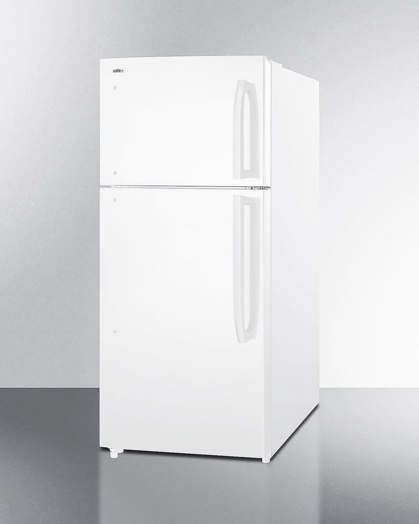 30" Wide Top Freezer Refrigerator, White, LHD