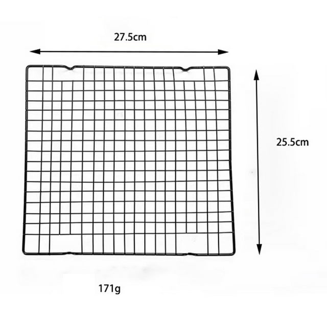 Grille de Refroidissement pour Gâteaux Antiadhésive, Plat à Biscuits, Plateau à Grille pour Cuisson et Grillades en Cuisine