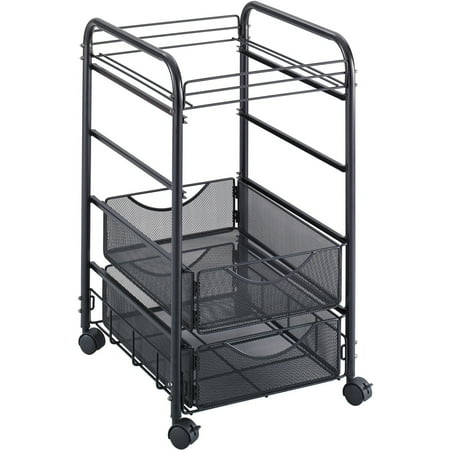 Safco Office Onyx - Safco, SAF5215BL, Onyx Mesh Open File with Drawers, 1 Each, Black