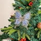 thumbnail image 1 of pstuiky Mariposas navideñas artificiales para decorar el árbol de Navidad, con clip y purpurina. Ideales para bodas, cumpleaños y fiestas., 1 of 6
