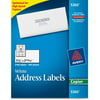 Avery Copier Address Labels, 1 1/2 x 2 13/16, White, 2100/Box