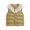 01# Green, variant on Girls Puffer Vest, Lace Peter Pan Collar Button Front Padded Sleeveless Jacket with Pockets for Toddlers and Kids Ages 1-10