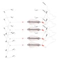 thumbnail image 3 of Caza de Cebo Con Gancho, Jaula de Cebo de Primavera Liviana Fácil de Usar para Amigos para entusiastas de la Pesca para la Pesca de Carpas para al aire libre, 3 of 7
