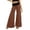 Brown, variant on Womens Leggings Flared Wide Leg High Waisted Soft Comfort Everyday Wear Women'S Tights,Brown,XL