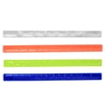 thumbnail image 1 of EeaseCA 8pcs PVC Wrist Band Slap Bands Night Running Reflective Bracelets Safety Armbands for Walking Hiking Jogging (Color Randomization), 1 of 7