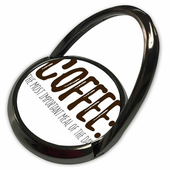 3dRose, Coffee The Most Important Meal Of The Day, Phone Ring