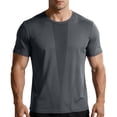 thumbnail image 2 of Frnrwgo Mens T Shirt Short Sleeve Mesh Breathable Loose Big and Tall Summer Sports Top, 2 of 5