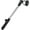 Black, variant on FANHAO Garden Hose Wand 16 inches, Metal Watering Wand with 8 Spray Patterns, 180° Rotating Nozzle