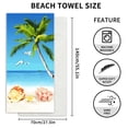 thumbnail image 3 of EUDIDV Absorbent New-fine Fiber Beach Towel Printed Towel Beach Swimming Vacation Absorbent Towel Quick Dry, 3 of 5