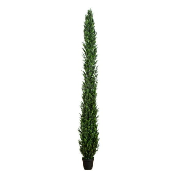 Nearly Natural 12ft. UV Resistant Artificial Cedar Pine Tree (Indoor/Outdoor)
