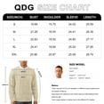 thumbnail image 5 of QDG Men's Cable Knit Pullover Sweater Casual Crewneck Long Sleeve Knitted Sweater, 5 of 8