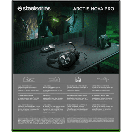 SteelSeries - Arctis Nova Pro Wired Multi Gaming Headset for Xbox - Black