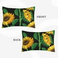 thumbnail image 4 of EasygdpSunflower 1 Polyester Fiber Double-Sided Pillowcase,Super Soft,Comfortable And Luxurious Pillowcase,Not Easy To Break Or Deform- 16"X24", 4 of 9