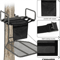 thumbnail image 3 of Universal Tree Stand Seat Replacement with Pocket, Replacement Treestand Seat with Adjustable Strap Hunting, 3 of 5