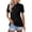 Black, variant on Bbyeadc Bbyeadc Women's Golf Shirt Short Sleeve Slim Polo Top Collared Lightweight Top Fashion Spring Top,Black (XXL)