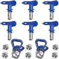 thumbnail image 1 of Airless Paint Nozzles Set,reversible Spray Tips Airless Paint Sprayer Nozzle Tips Airless Sprayer Spraying Machine Parts, 1 of 5