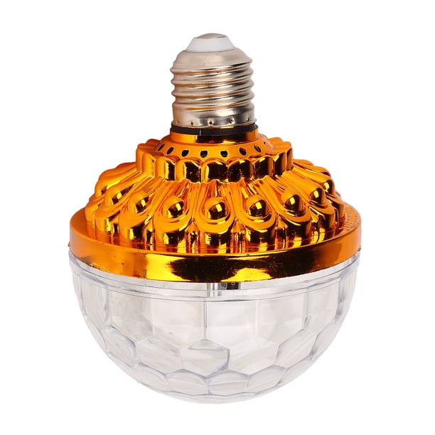 Luz de Bola Giratoria DE 6W, Bombilla de Bola Giratoria de 30 A 50 metros cuadrados con cable de enchufe de 8.2 pasteles para ktv
