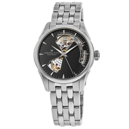 Hamilton Jazzmaster Open Heart Lady Automatic Black Dial Steel Women's Watch
