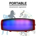 thumbnail image 3 of Subwoofer de altavoz bluetooth inalámbrico con luces de colores que puede hablar Levamdar  2034629-3, 3 of 5
