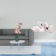thumbnail image 2 of Elegante figura decorativa de resina de un gato y un cisne, ideal para , el dormitorio, la oficina o la sala de estar. Un regalo perfecto., 2 of 8