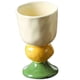 thumbnail image 1 of Aesthetic Fruit Pattern Ceramic Mug Cute Fruit Design High Foot for Snack Condiment, 1 of 5