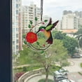 thumbnail image 3 of Decoración de pared con pájaros multicolor acrílicos, colibrí para colgar en ventanas o puertas exteriores C, 3 of 9