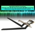 thumbnail image 3 of PC  Adapter Card, 2.4G 5G 6G BE200NGW  5.4 PCIe X1 WiFi 7 Card  for Computer for  OS, 3 of 8