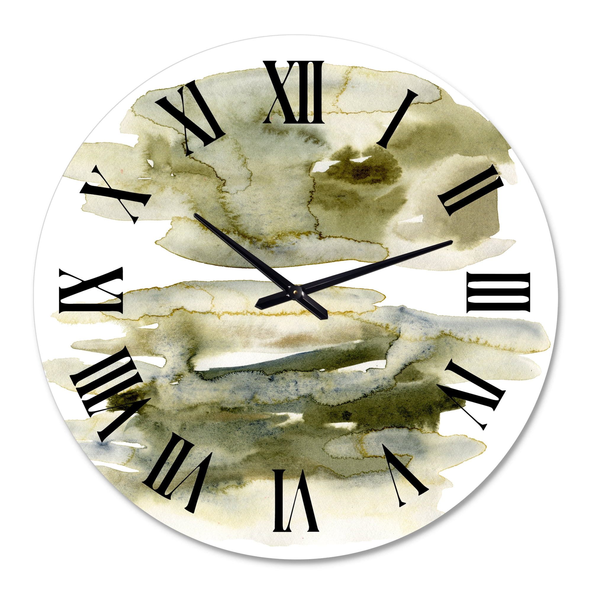 Designart 1 in Modern,Contemporary Wall Clock