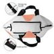 thumbnail image 4 of Disketp Orange Gingham Bolsa Tote Estampada para Mujer, Bolso de Hombro y de Mano para Compras y Viajes, 4 of 8