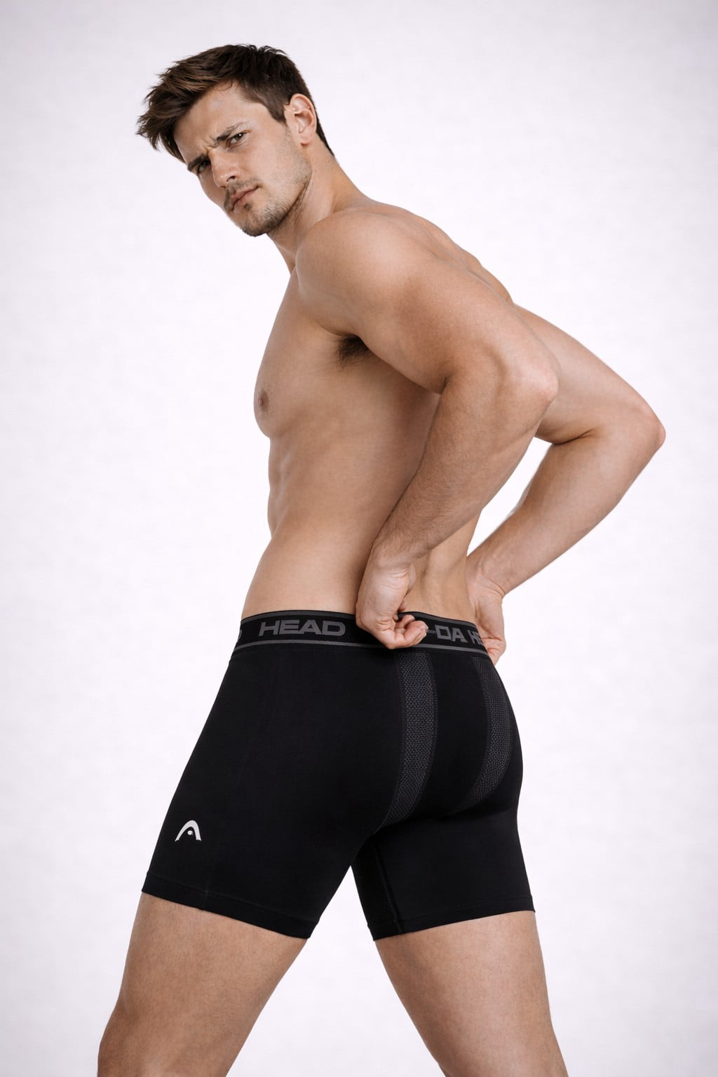 Men’s HEAD Air-Vent Performance Underwear Boxer Briefs, 4-Pack (Sizes S–XL)