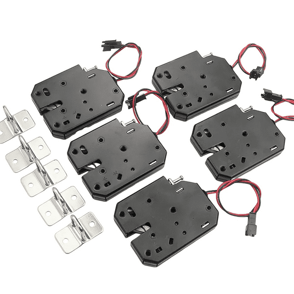 Door Locks 5PCS DC 12V Small Electromagnetic Lock Automatic Vending Electric Control Mini Cabinet Door Electronic Lock