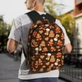 thumbnail image 6 of KLL Christmas Gingerbread Cookies Print Laptop Backpack,Lightweight Backpack for Women Men Travel Daypack Fit for Travel Hiking Weekend, 6 of 6