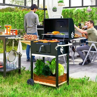 Pit Boss Portable Charcoal Lightweight Grill W/ Internal Fan