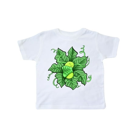 

Inktastic Cute Sleeping Little Bean in Leaves and Vines Gift Toddler Boy or Toddler Girl T-Shirt