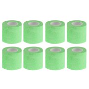 8pcs Tattoo Grip Tape Phosphor Green, 2.95"x 5Yards Disposable Cohesive Tattoo Grip Cover Wrap Elastic Bandage Handle Grip Tube for Tattoo Machine Tattoo Grip Accessories