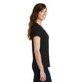 thumbnail image 3 of Port & Company Fan Favorite V-Neck Tee (LPC450V) Jet Black, 4XL, 3 of 6