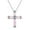 E, variant on CILENON Fashion Beautiful Alloy Cross Pendants Necklaces Cross Pendant Necklace Jewelry Gifts For Women (E,One Size)