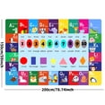 thumbnail image 4 of Kids Play Rug Playtime Collection ABC Alphabet, Numbers, Shapes,Animal And Color Educational Learning Area Rug Carpet For Living Room Bedroom Playroom Classroom 78.74"×59", 4 of 7