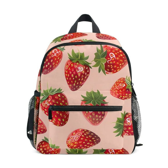 ALAZA Strawberry School Backpack Small Bookbag Mini Bags
