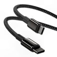thumbnail image 3 of USB-C to USB-C Fast Charging Cable 100W 2m - Premium Black Cord for Devices, 3 of 5