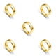 thumbnail image 1 of Minnieouse Anillo de banda unisex Boda Escuela Nupcial Esposa Marido Nudillo Mano Joyería Vacaciones Regalos personalizados Oro Tamaño 13 Oro Taille 13 5piezas, 1 of 6