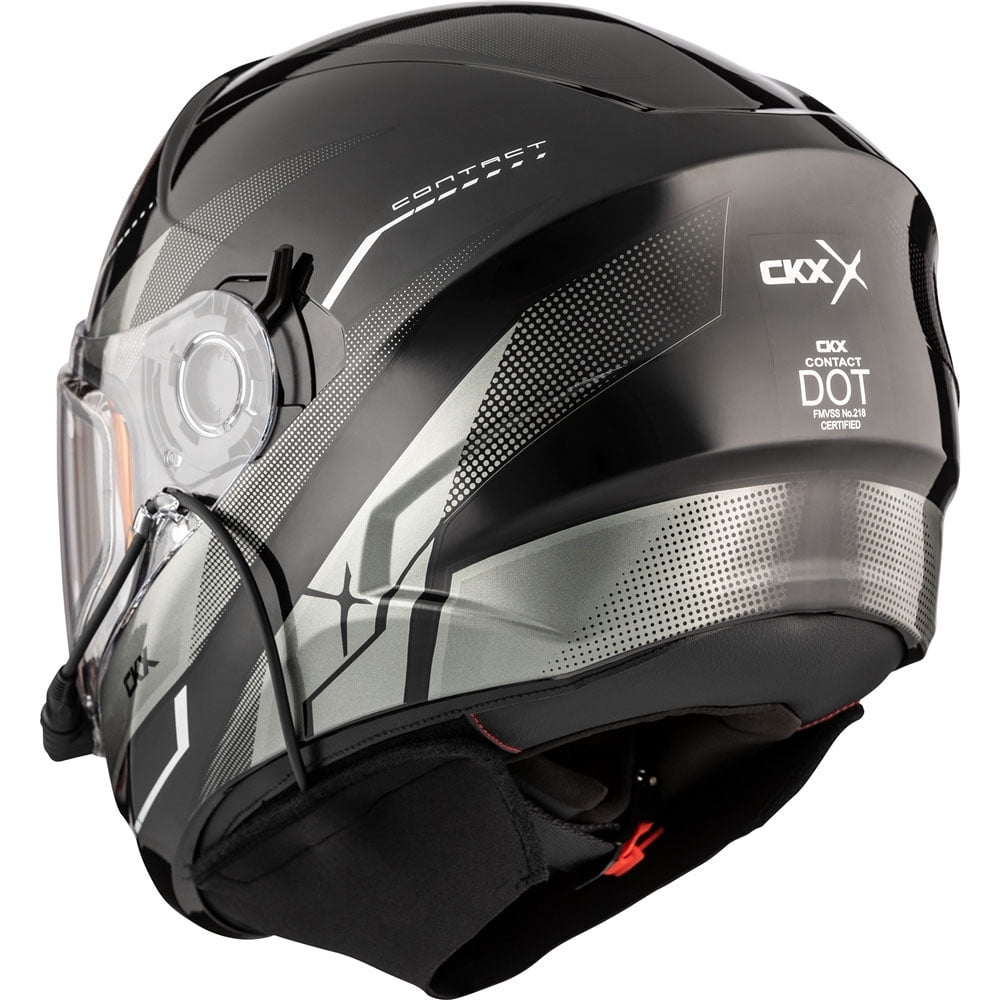 CKX Contact Full Face Snowmobile Helmet Artik Gloss Grey 515363