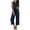 Z24 Navy-Two Piece Vacation Sets for Women, variant on Mifsaly Two Piece Vacation Sets for Women Tank Top and Wide Leg Capri Pants with Pockets Contrast Seam Summer Casual Matching Outfits Brown,XXXL