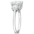 thumbnail image 3 of Everly Women's Created Moissanite Sterling Silver Engagement Ring, 3 of 8