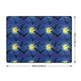thumbnail image 2 of Area Rugs For Living Room Decor - cool bats blue night starry sky Soft Anti Slip Throw Washable Rugs 5x7 For Bedroom, Indoor Carpet For Bedroom Living Room 80x58In, 2 of 7