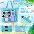thumbnail image 3 of Cubos de playa plegables TSDATOWR para niños con bolsa de malla, paquete de 2, 3 of 7