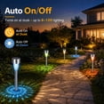 thumbnail image 5 of Maspost Solar LED Pathway Lights Outdoor Waterproof, Landscape Lighting for Patio Driveway Walkway Yard Lawn Backyard, 12 pack, 5 of 8
