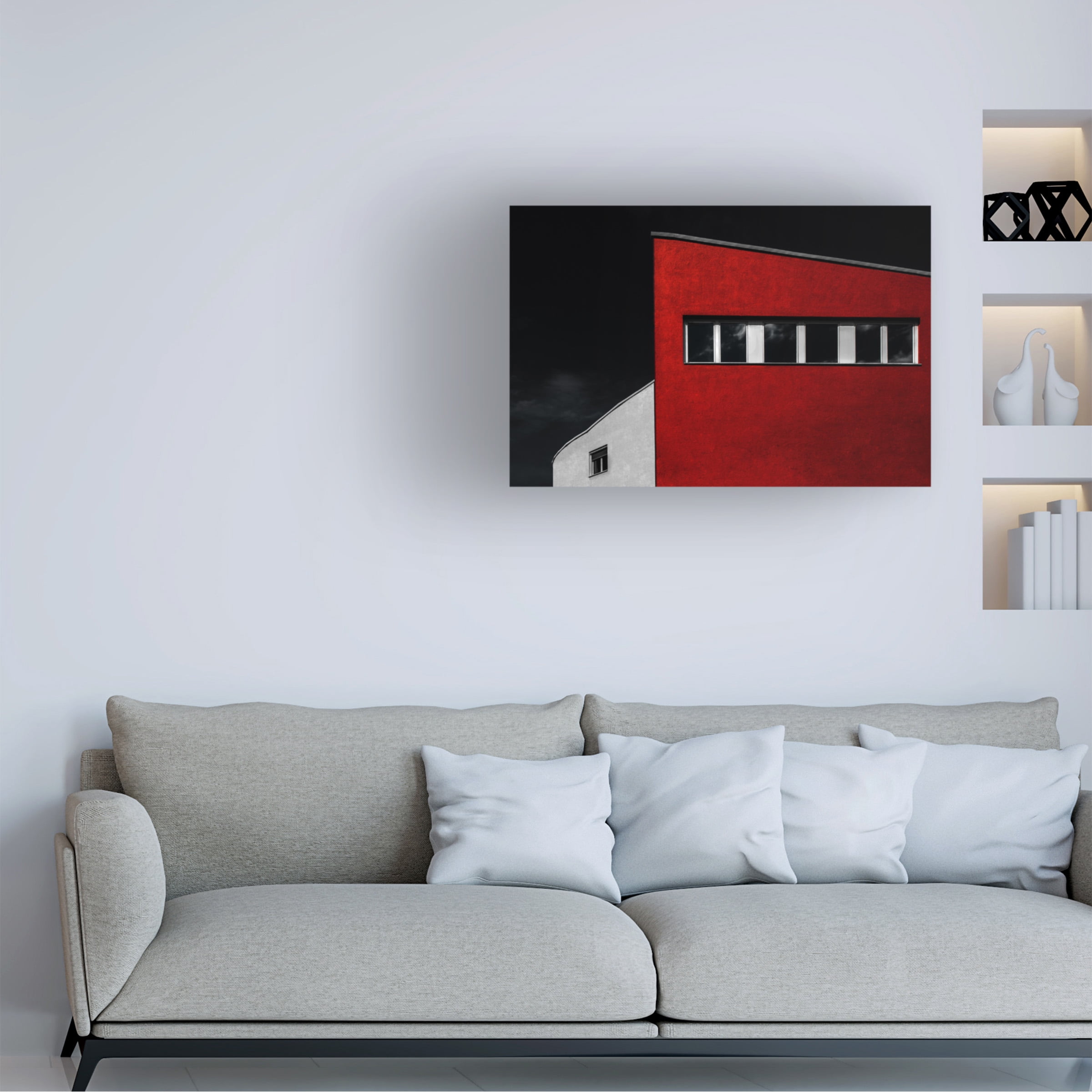 Gilbert Claes 'Hall House' Canvas Art